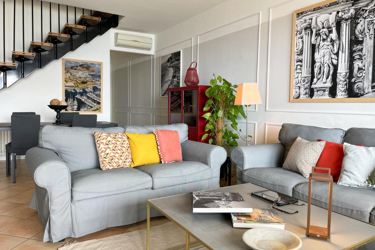 Mondello In Terrazza By Domusicily Apartment Ngoại thất bức ảnh