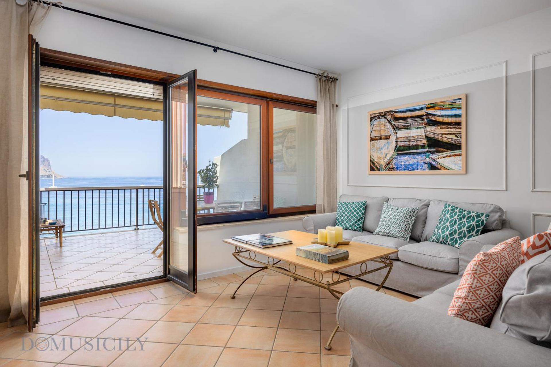 Mondello In Terrazza By Domusicily Apartment Ngoại thất bức ảnh